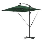 Casa si Gradina - Gradina si terasa - Umbrele si pavilioane - Umbrele - Parasol banana cu brate cu blocare Verde 249 x 249 x 250 cm - Infinity.ro