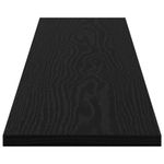 Casa si Gradina - Mobilier - Biblioteci si rafturi - Rafturi - Placa Raft pentru Carti 4 pcs Negru 100 x 40 x 1.5cm PAL - Infinity.ro