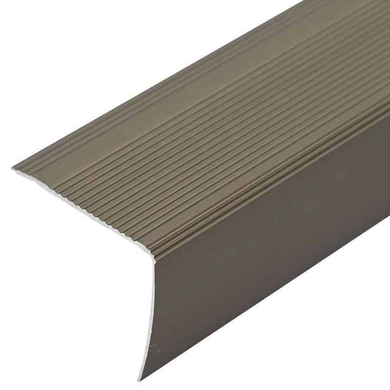 Casa si Gradina - Constructii - Scari si accesorii interioare - Scari lemn - Tavita pentru trepte 30 pcs Sampanie 67 cm Aluminiu - Infinity.ro