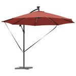 Casa si Gradina - Gradina si terasa - Umbrele si pavilioane - Umbrele - Parasol banana cu brate cu blocare Terracota 294 x 294 x 248 cm - Infinity.ro