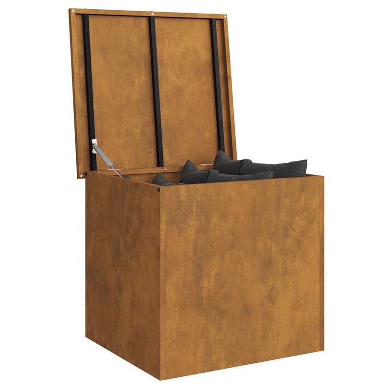 Casa si Gradina - Mobilier - Organizare si depozitare - Cutii depozitare - Cutie de depozitare exterioara Maro 55 x 50.5 x 50 cm - Infinity.ro