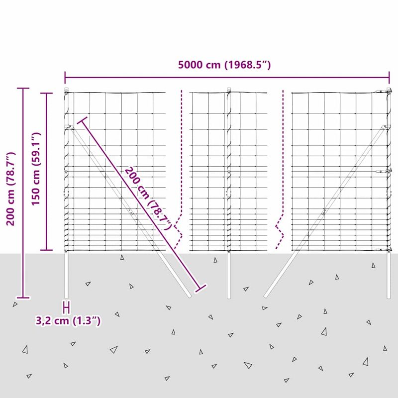 Casa si Gradina - Gradina si terasa - Garduri, panouri si accesorii - Gard de Fereastra din Otel Zincat 1.5x50 m - Infinity.ro