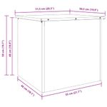 Casa si Gradina - Mobilier - Organizare si depozitare - Cutii depozitare - Cutie de depozitare exterioara Negru 55 x 50.5 x 50 cm - Infinity.ro