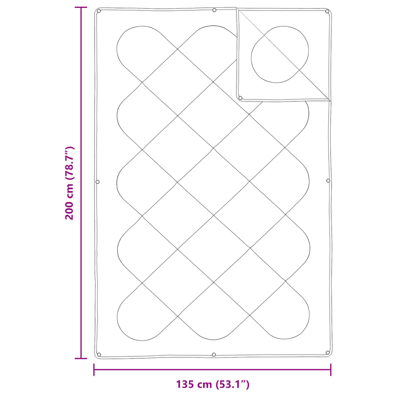 Casa si Gradina - Textile si covoare - Pături și cuverturi - Pături - Duvet 2 in 1 cu perna 2 pcs Alb 135 x 200 cm Microfibra - Infinity.ro