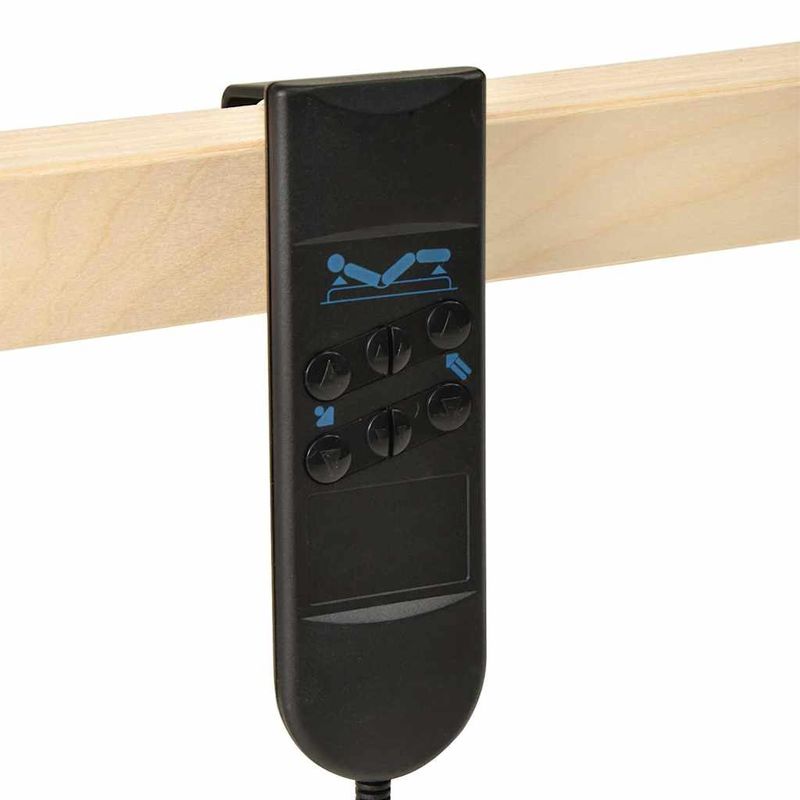 Casa si Gradina - Mobilier - Paturi si accesorii - Paturi - Cadru de Pat Electric cu 26 de Lame, 7 Zone, 70x190 cm - Infinity.ro