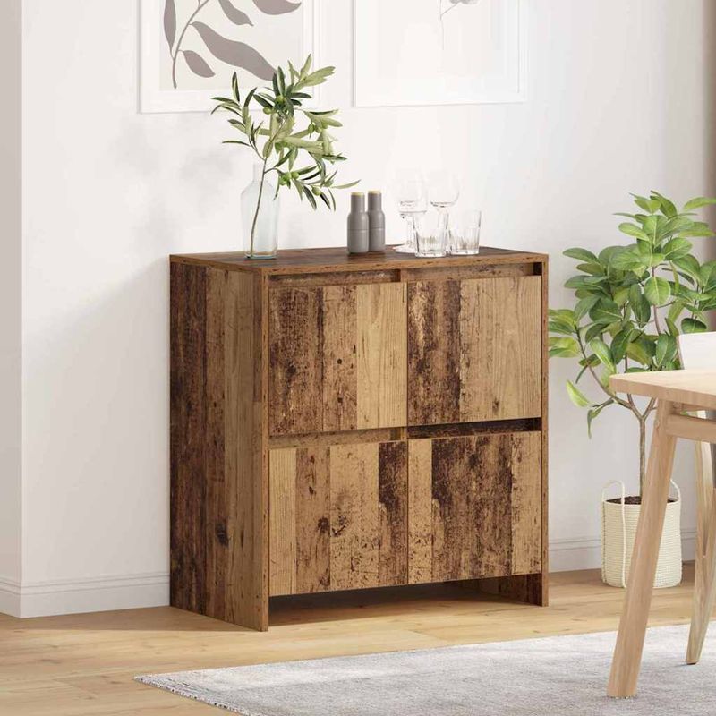 Casa si Gradina - Mobilier - Comode si corpuri - Comode - Bufet cu usa Lemn vechi 70 x 41 x 75 cm Lemn compozit - Infinity.ro