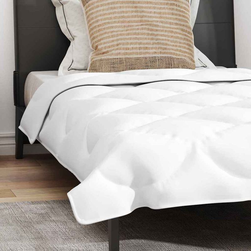 Casa si Gradina - Textile si covoare - Perne si pilote - Pilote - Pilota cu perna 2 pcs Alb 140 x 220 cm Microfibra - Infinity.ro