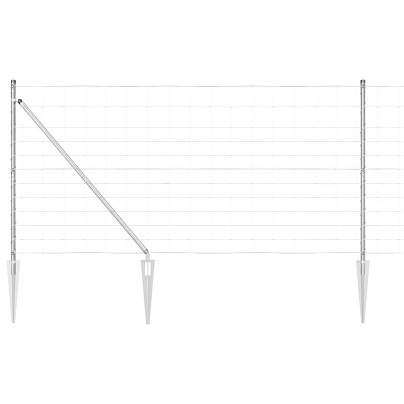 Casa si Gradina - Gradina si terasa - Garduri, panouri si accesorii - Gard pentru camp 1.2x50 m din otel galvanizat - Infinity.ro