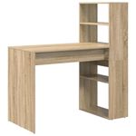 Casa si Gradina - Mobilier - Mese si birouri - Birouri - Birou cu Stocare Stejar Sonoma 113x54x120 cm Lemn Ingineresc - Infinity.ro