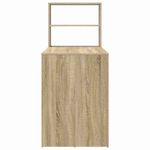 Casa si Gradina - Mobilier - Mese si birouri - Birouri - Birou cu Stocare Stejar Sonoma 113x54x120 cm Lemn Ingineresc - Infinity.ro