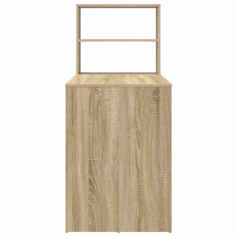 Casa si Gradina - Mobilier - Mese si birouri - Birouri - Birou cu Stocare Stejar Sonoma 113x54x120 cm Lemn Ingineresc - Infinity.ro