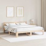 Casa si Gradina - Mobilier - Paturi si accesorii - Paturi - Cadru de pat cu tablie 180x200 cm din lemn masiv de pin - Infinity.ro