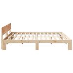 Casa si Gradina - Mobilier - Paturi si accesorii - Paturi - Cadru de pat cu tablie 180x200 cm din lemn masiv de pin - Infinity.ro