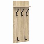 Casa si Gradina - Mobilier - Biblioteci si rafturi - Rafturi - Racator de paltoane montat pe perete cu raft Pe perete Stejar sonoma - Infinity.ro