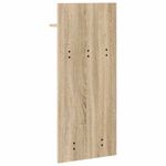 Casa si Gradina - Mobilier - Biblioteci si rafturi - Rafturi - Racator de paltoane montat pe perete cu raft Pe perete Stejar sonoma - Infinity.ro