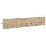 Casa si Gradina - Mobilier - Biblioteci si rafturi - Rafturi - Racator de paltoane montat pe perete cu raft Pe perete Stejar sonoma - Infinity.ro