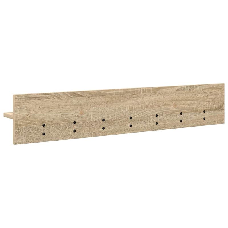 Casa si Gradina - Mobilier - Biblioteci si rafturi - Rafturi - Racator de paltoane montat pe perete cu raft Pe perete Stejar sonoma - Infinity.ro