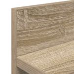 Casa si Gradina - Mobilier - Biblioteci si rafturi - Rafturi - Racator de paltoane montat pe perete cu raft Pe perete Stejar sonoma - Infinity.ro