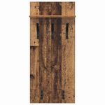 Casa si Gradina - Mobilier - Biblioteci si rafturi - Rafturi - Racator de paltoane montat pe perete Lemn vechi 90 x 40 x 10 cm - Infinity.ro