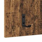 Casa si Gradina - Mobilier - Biblioteci si rafturi - Rafturi - Racator de paltoane montat pe perete Lemn vechi 90 x 40 x 10 cm - Infinity.ro