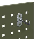 Casa si Gradina - Constructii - Depozitare, transport si protectie - Organizatoare si cutii scule - Carucior pentru unelte cu raft cu roata Olivengrønn 65 x 35 x 111 cm - Infinity.ro