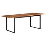 Casa si Gradina - Mobilier - Mese si birouri - Mese bucatarie si dining - Masa de sufragerie 200x100x75 cm din lemn masiv de salcam - Infinity.ro