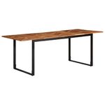Casa si Gradina - Mobilier - Mese si birouri - Mese bucatarie si dining - Masa de sufragerie 200x100x75 cm din lemn masiv de salcam - Infinity.ro