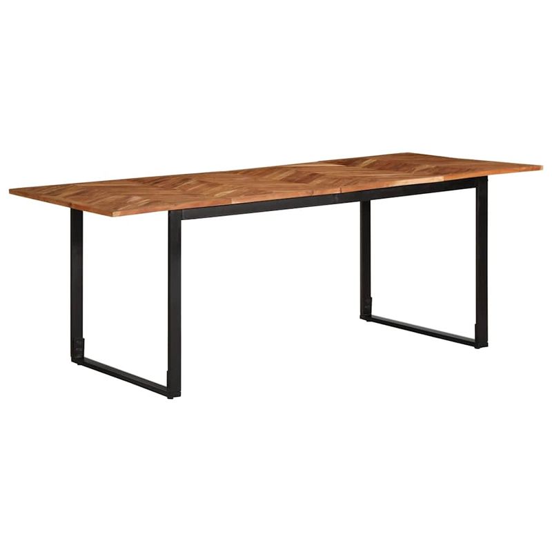 Casa si Gradina - Mobilier - Mese si birouri - Mese bucatarie si dining - Masa de sufragerie 200x100x75 cm din lemn masiv de salcam - Infinity.ro