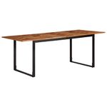 Casa si Gradina - Mobilier - Mese si birouri - Mese bucatarie si dining - Masa de sufragerie 200x100x75 cm din lemn masiv de salcam - Infinity.ro