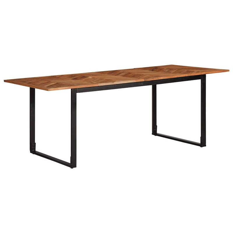 Casa si Gradina - Mobilier - Mese si birouri - Mese bucatarie si dining - Masa de sufragerie 200x100x75 cm din lemn masiv de salcam - Infinity.ro