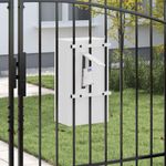 Casa si Gradina - Constructii - Depozitare, transport si protectie - Cutii postale - cutie postala Alb 30 x 23 x 55 cm Otel - Infinity.ro