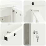 Casa si Gradina - Constructii - Depozitare, transport si protectie - Cutii postale - cutie postala Alb 30 x 23 x 55 cm Otel - Infinity.ro