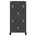 Casa si Gradina - Constructii - Depozitare, transport si protectie - Organizatoare si cutii scule - Carucior pentru unelte cu raft cu roata Negru 75 x 35 x 73 cm Metal - Infinity.ro