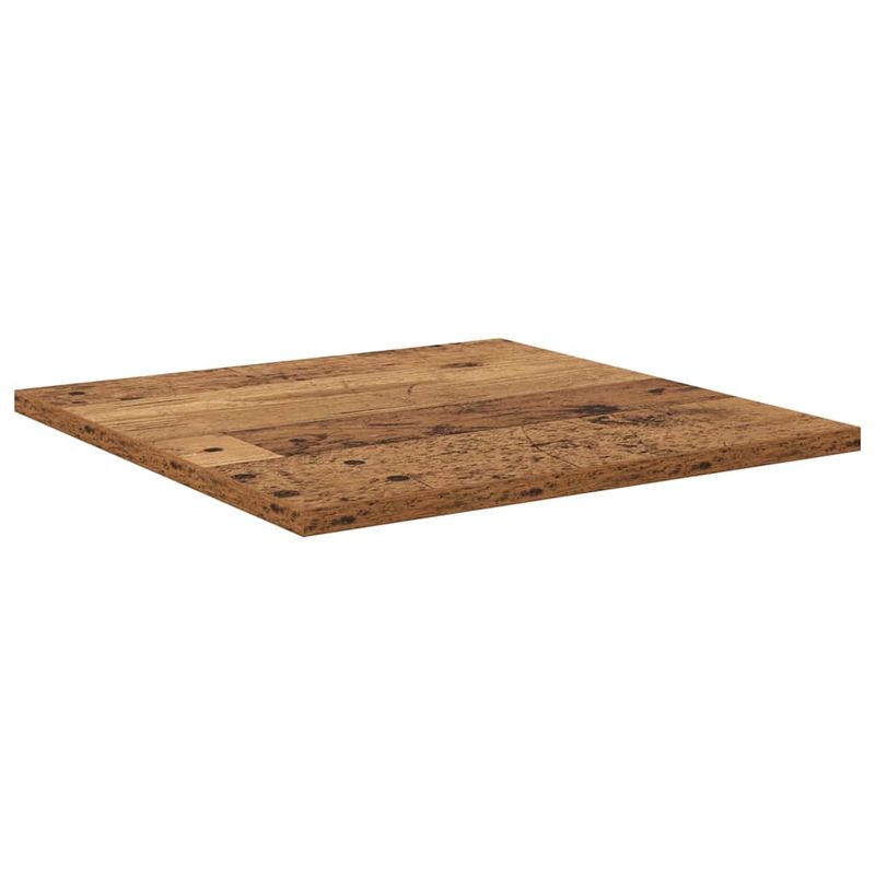 Casa si Gradina - Mobilier - Biblioteci si rafturi - Rafturi - Set 4 placi de raft - Lemn vechi - 40x40x1.5 cm - Din lemn prelucrat - Infinity.ro