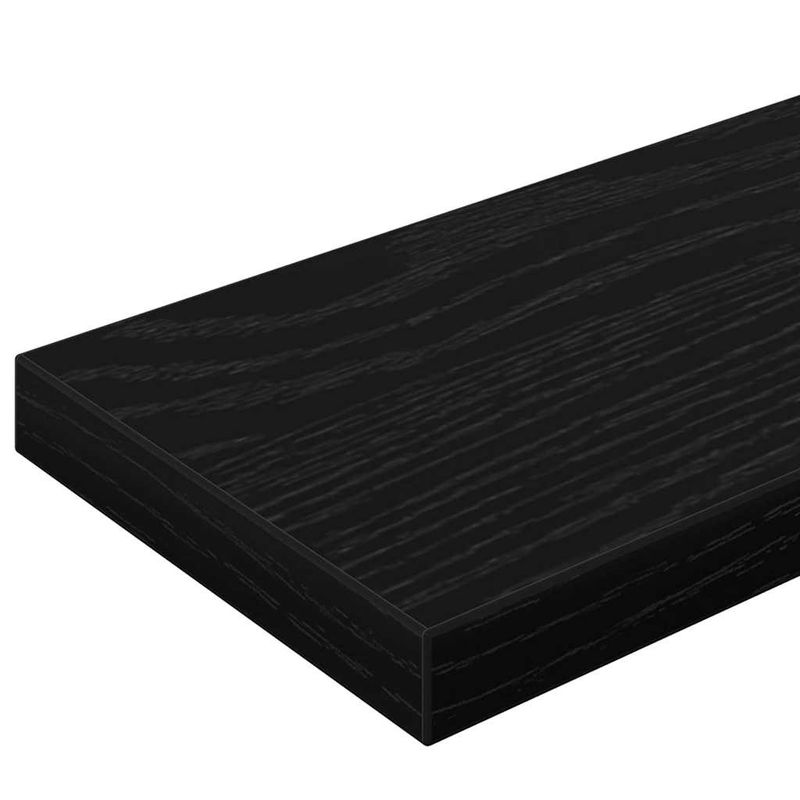 Casa si Gradina - Mobilier - Biblioteci si rafturi - Rafturi - Placa Raft pentru Carti 4 pcs Negru 100 x 40 x 1.5cm PAL - Infinity.ro