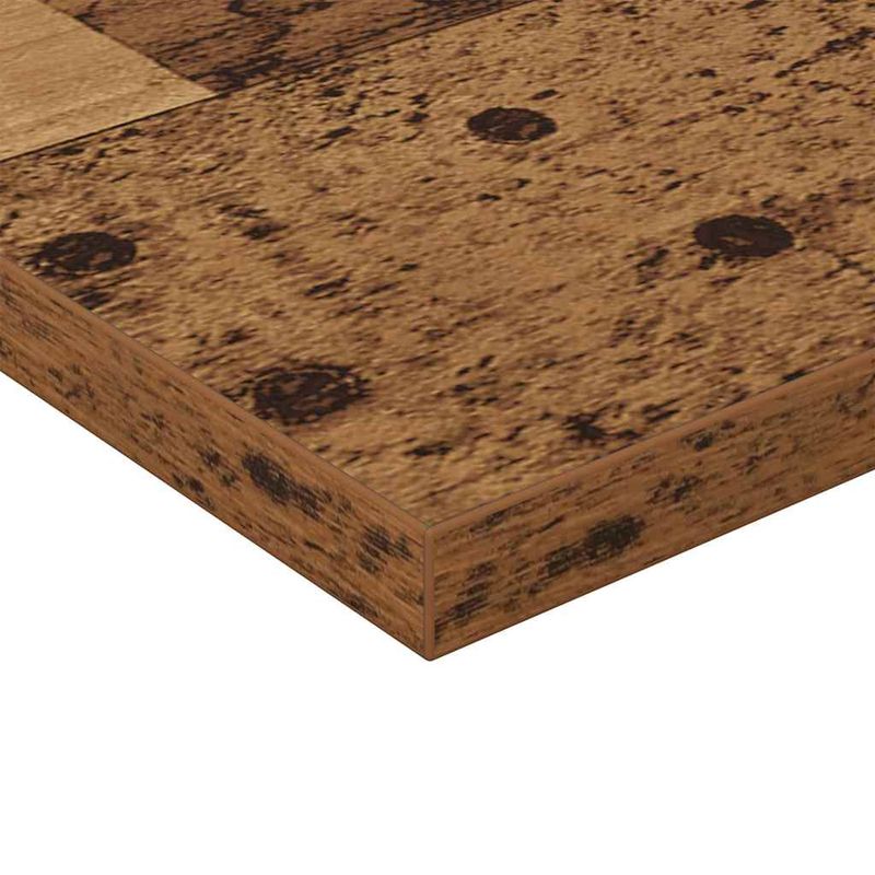 Casa si Gradina - Mobilier - Biblioteci si rafturi - Rafturi - Set 4 placi de raft - Lemn vechi - 40x40x1.5 cm - Din lemn prelucrat - Infinity.ro