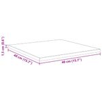 Casa si Gradina - Mobilier - Biblioteci si rafturi - Rafturi - Set 4 placi de raft - Lemn vechi - 40x40x1.5 cm - Din lemn prelucrat - Infinity.ro