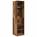 Casa si Gradina - Mobilier - Dulapuri si sifoniere - Dulapuri - Dulap cu raft cu depozitare Lemn vechi 50 x 50 x 200 cm Lemn compozit - Infinity.ro