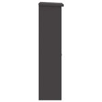 Casa si Gradina - Constructii - Depozitare, transport si protectie - Cutii postale - Cutie pentru colet Negru 44.5 x 29 x 110.5 cm Otel - Infinity.ro