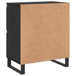 Casa si Gradina - Mobilier - Comode si corpuri - Comode - Bufet cu depozitare cu usa Negru 60 x 35 x 70 cm Lemn compozit - Infinity.ro