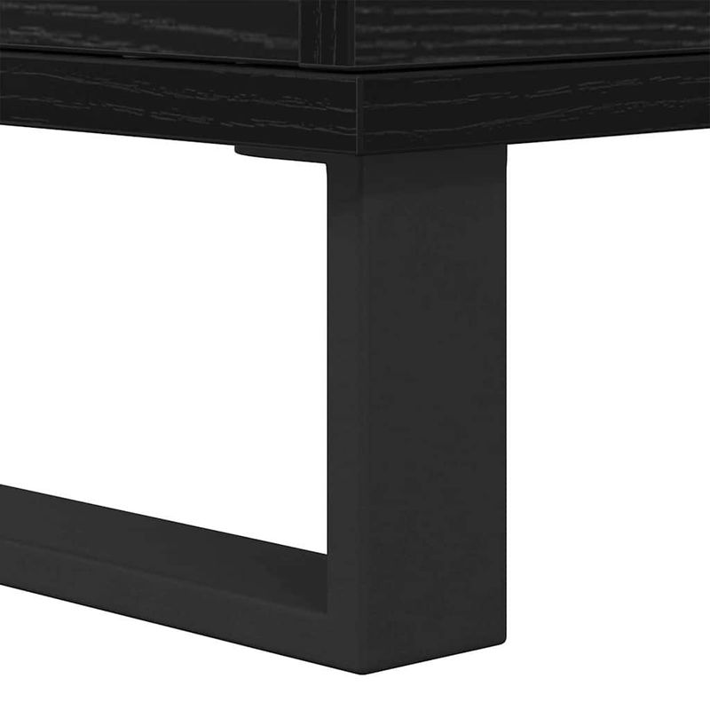 Casa si Gradina - Mobilier - Comode si corpuri - Comode - Bufet cu depozitare cu usa Negru 60 x 35 x 70 cm Lemn compozit - Infinity.ro
