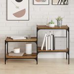 Casa si Gradina - Mobilier - Biblioteci si rafturi - Rafturi - Placa Raft pentru Carti cu raft 4 pcs Maro 100 x 40 x 1.5cm PAL - Infinity.ro