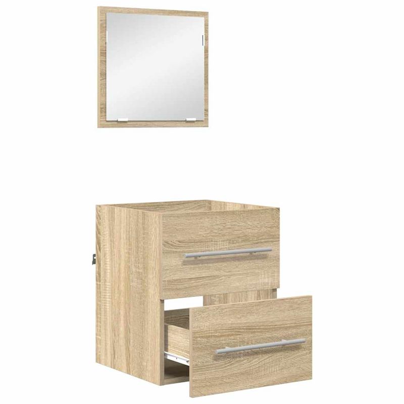 Casa si Gradina - Mobilier - Seturi de mobilier - Seturi baie - Dulap de Baie Sonoma oak 41 x 38.5 x 48 cm Lemn compozit - Infinity.ro