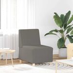 Casa si Gradina - Mobilier - Canapele si coltare - Canapele - Canapea Scaun 2 pcs Gri deschis 55 x 74 x 82 cm - Infinity.ro