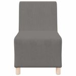 Casa si Gradina - Mobilier - Canapele si coltare - Canapele - Canapea Scaun 2 pcs Gri deschis 55 x 74 x 82 cm - Infinity.ro