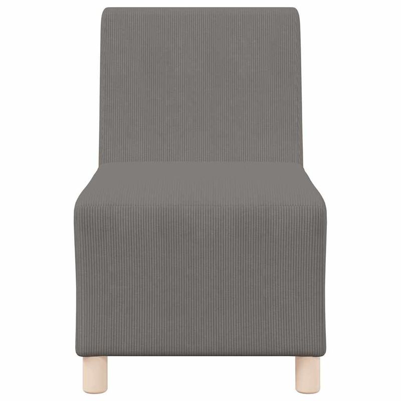 Casa si Gradina - Mobilier - Canapele si coltare - Canapele - Canapea Scaun 2 pcs Gri deschis 55 x 74 x 82 cm - Infinity.ro