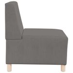 Casa si Gradina - Mobilier - Canapele si coltare - Canapele - Canapea Scaun 2 pcs Gri deschis 55 x 74 x 82 cm - Infinity.ro