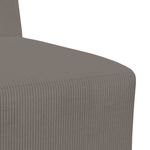 Casa si Gradina - Mobilier - Canapele si coltare - Canapele - Canapea Scaun 2 pcs Gri deschis 55 x 74 x 82 cm - Infinity.ro