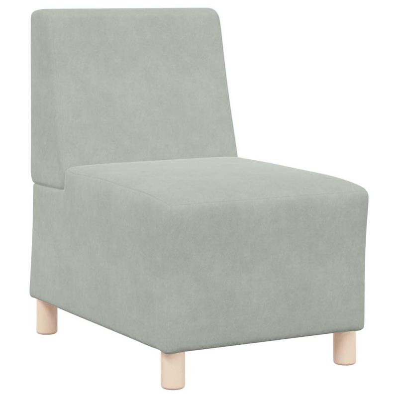 Casa si Gradina - Mobilier - Canapele si coltare - Canapele - Scaune canapea 3 pcs Gri deschis 55 x 74 x 82 cm Catifea - Infinity.ro