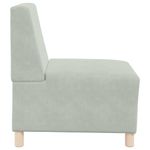 Casa si Gradina - Mobilier - Canapele si coltare - Canapele - Scaune canapea 3 pcs Gri deschis 55 x 74 x 82 cm Catifea - Infinity.ro